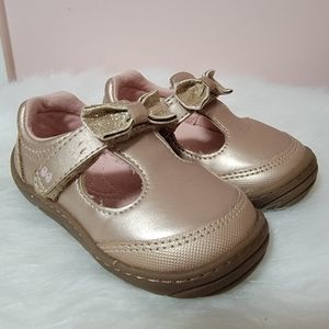 Surprize Stride Rite Velcro Glitter Bow